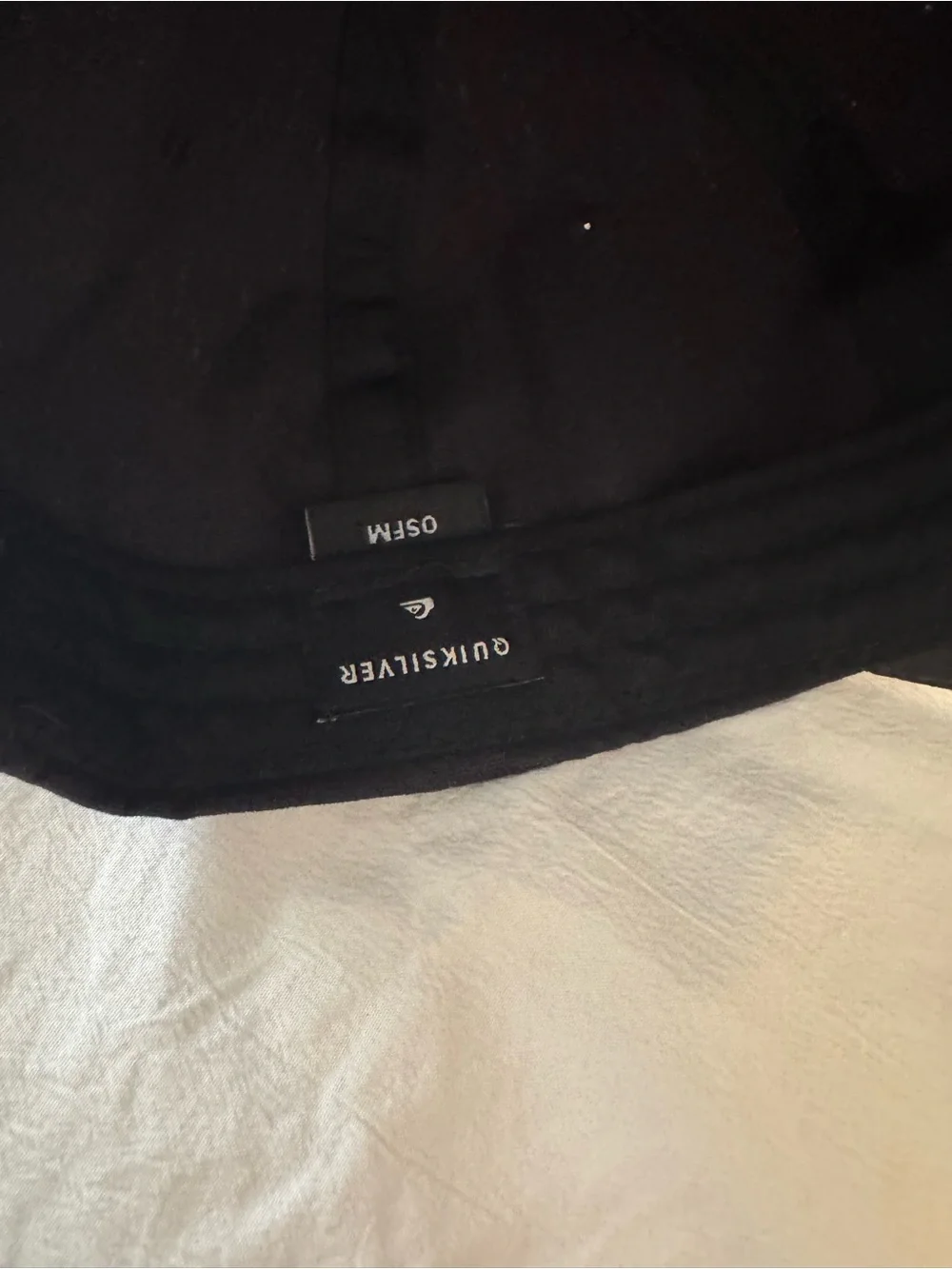 Quiksilver black baseball